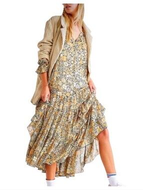 Free People Floral Maxi Dress